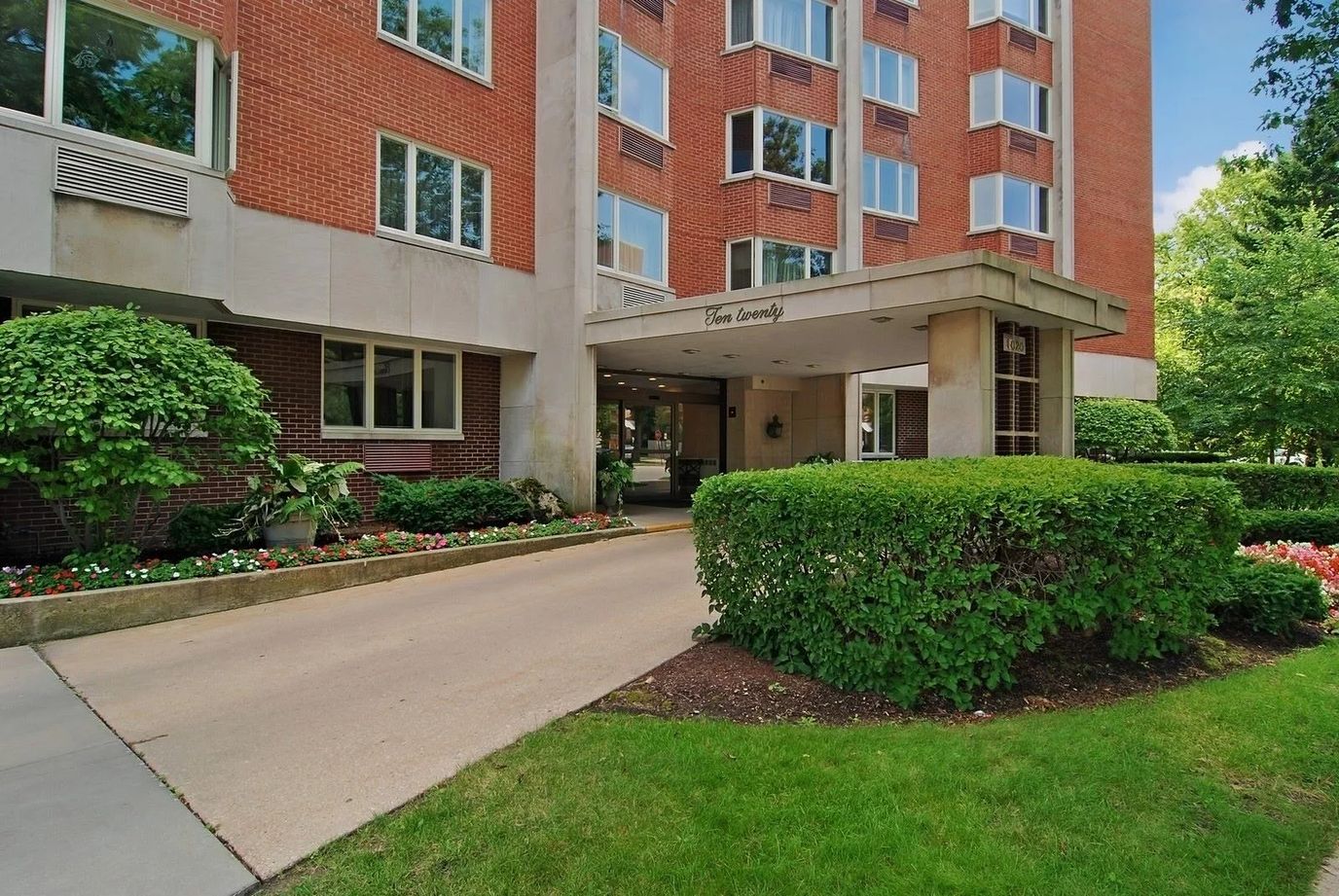 Entrance view of the Ten Twenty Grove facility