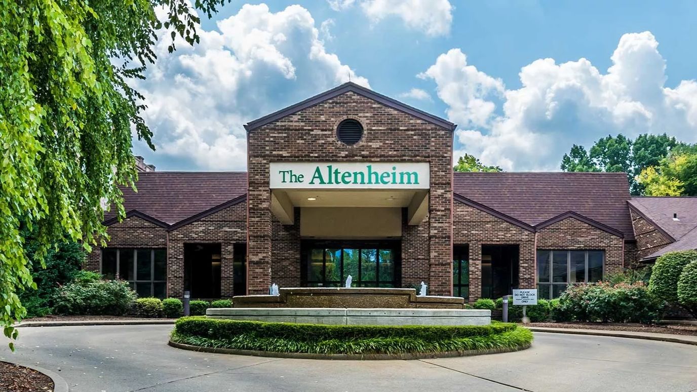 Exterior view of The Altenheim facility entrance