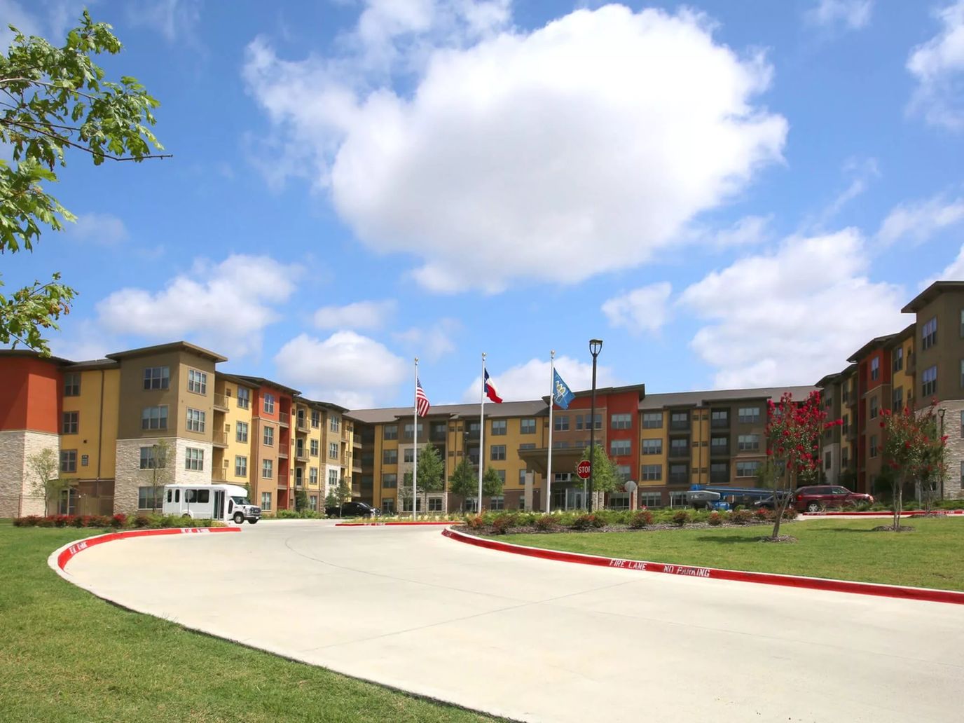 Front exterior of The Orchards at Arlington Highlands