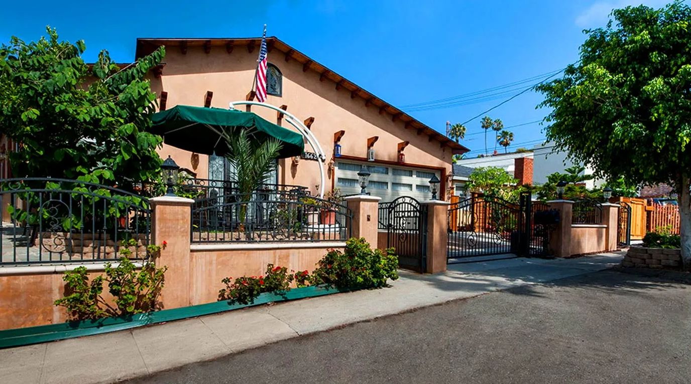Exterior view of The Palisades Villa entrance