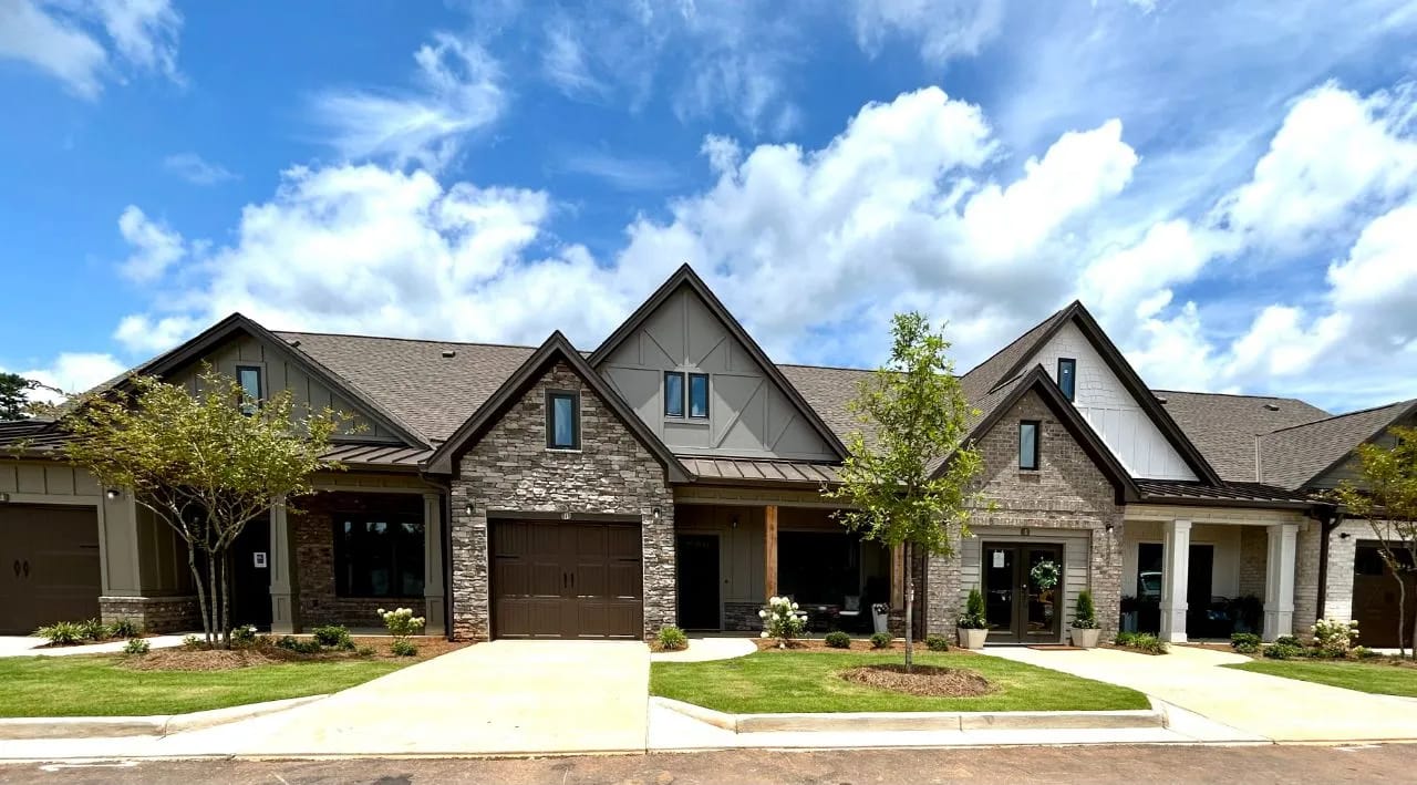 Exterior view of a charming assisted living facility