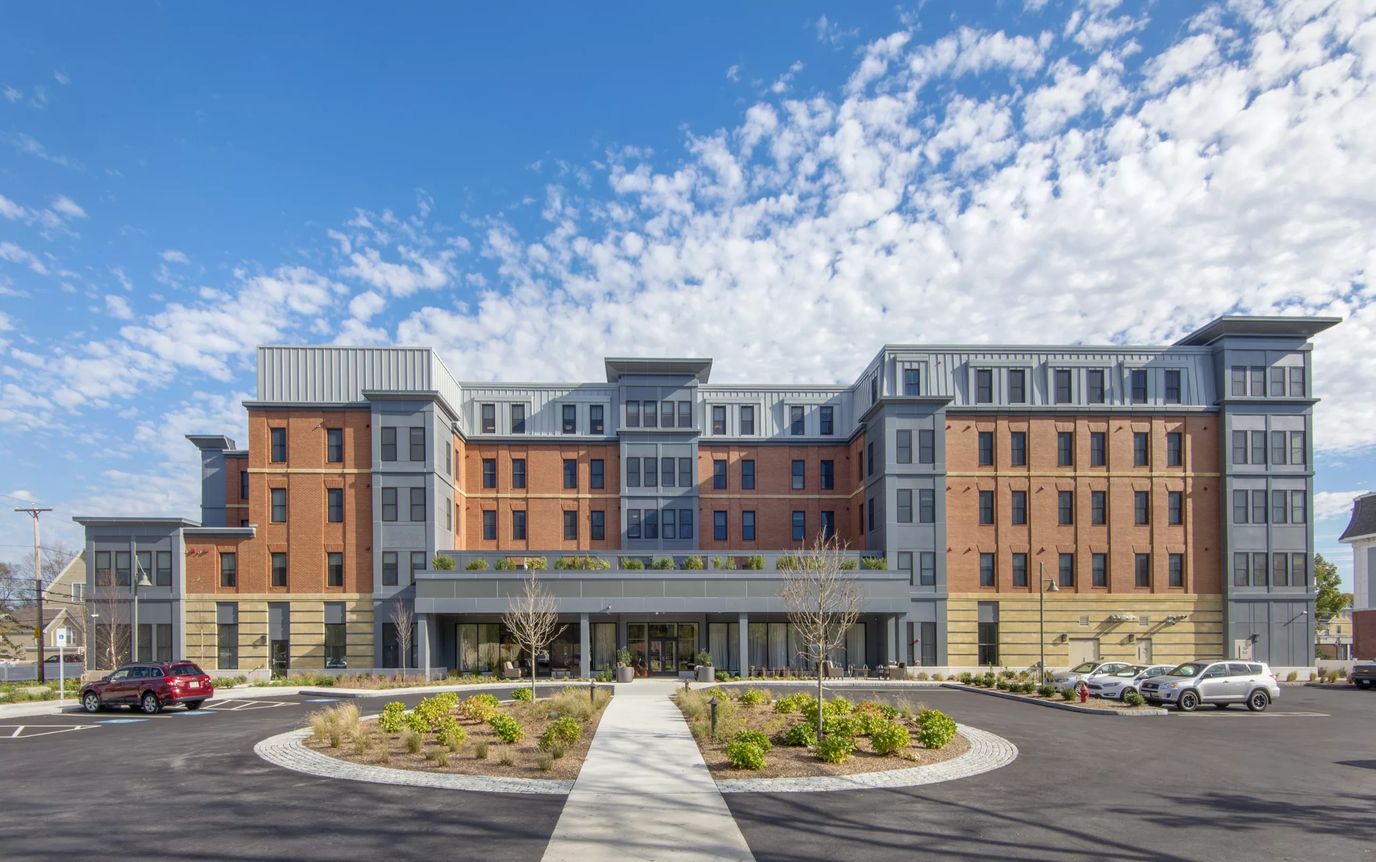 Exterior view of The Residence at Melrose Station