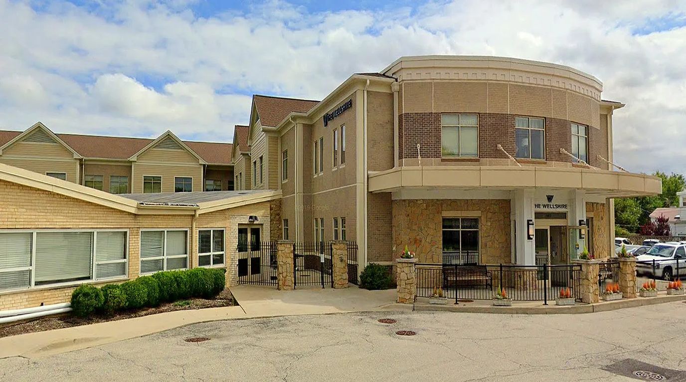 Exterior view of The Wellshire Morton Grove facility