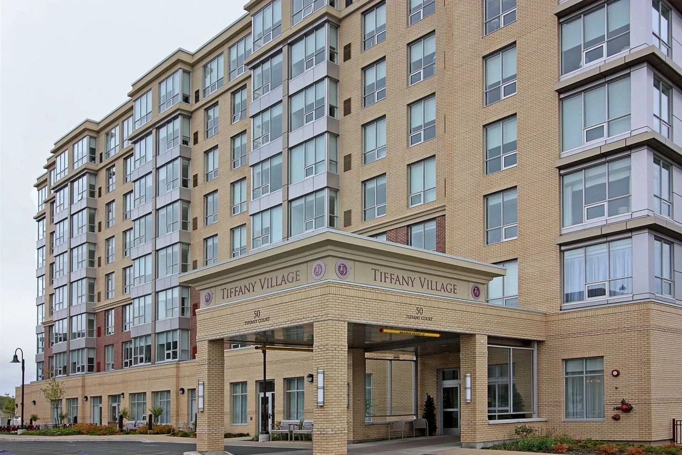Exterior view of Tiffany Village building