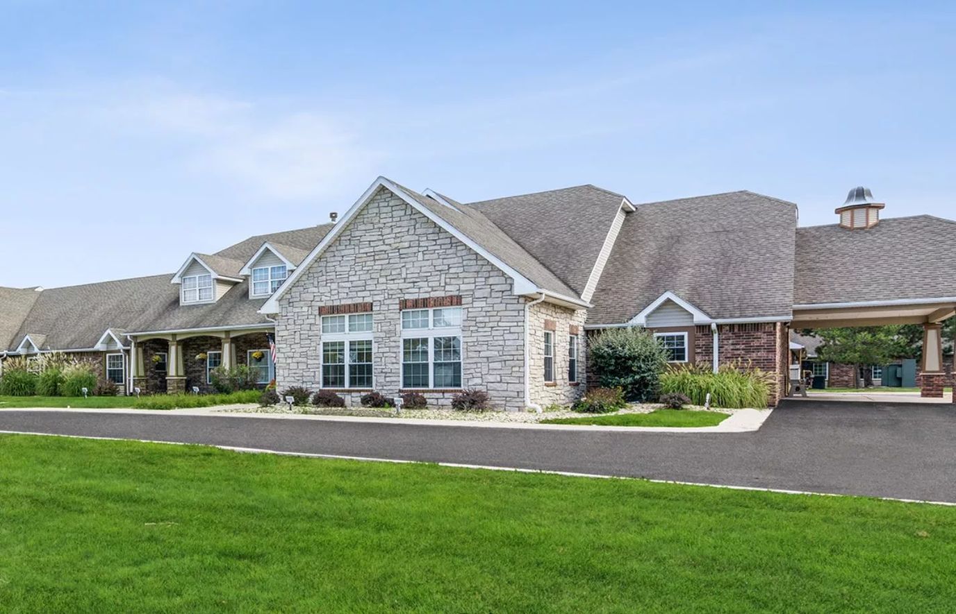 Exterior view of Virginia Place with landscaped garden