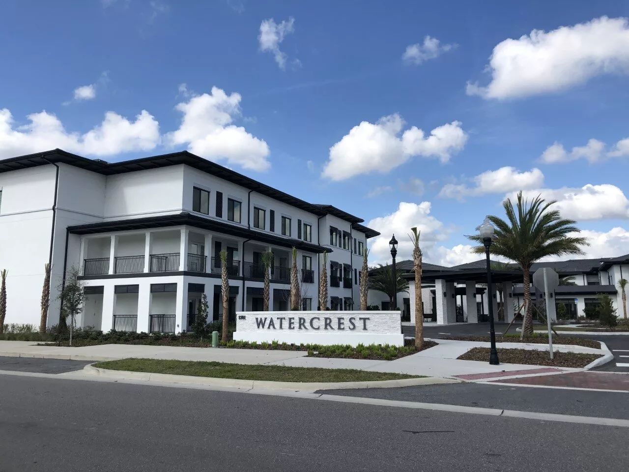 Exterior view of the Watercrest Winter Park building