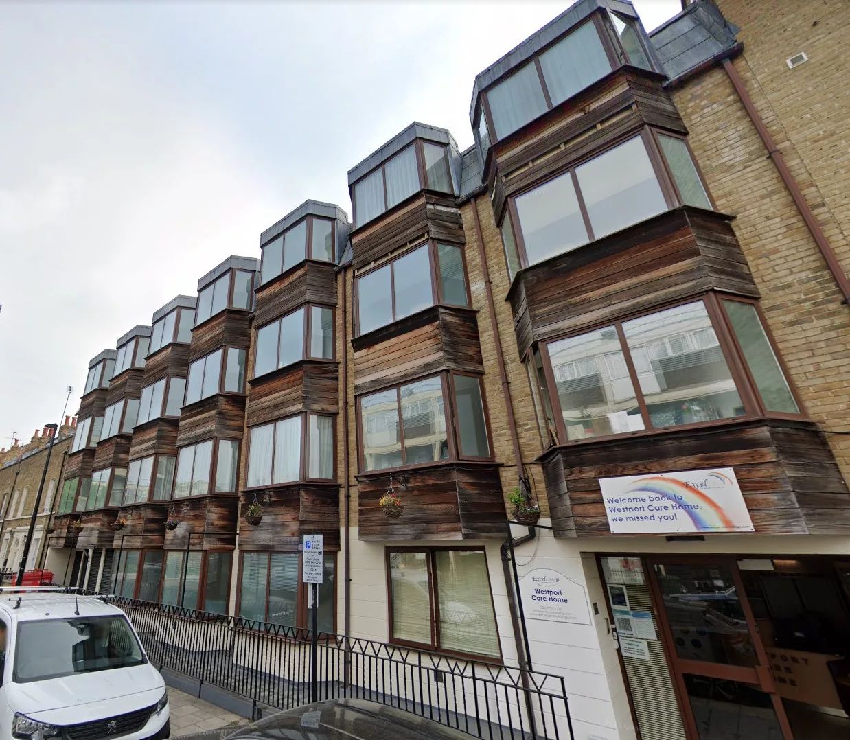 Exterior view of Westport Care Home building