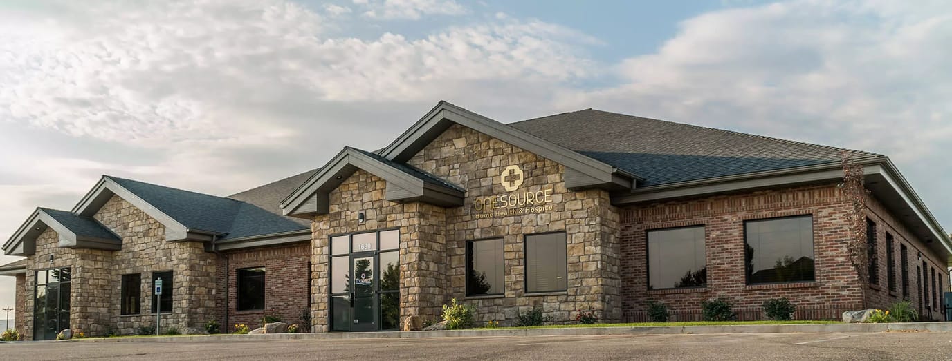 Exterior view of OneSource Home Health and Hospice facility