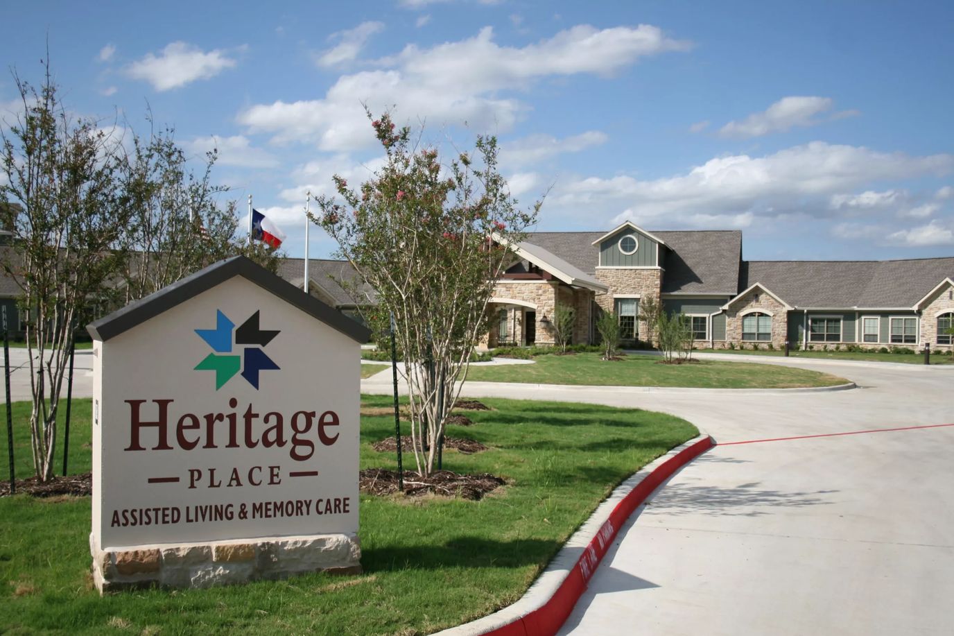 Exterior view of Heritage Place assisted living facility