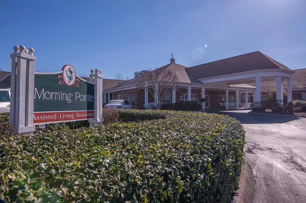 Exterior view of Morning Pointe assisted living facility