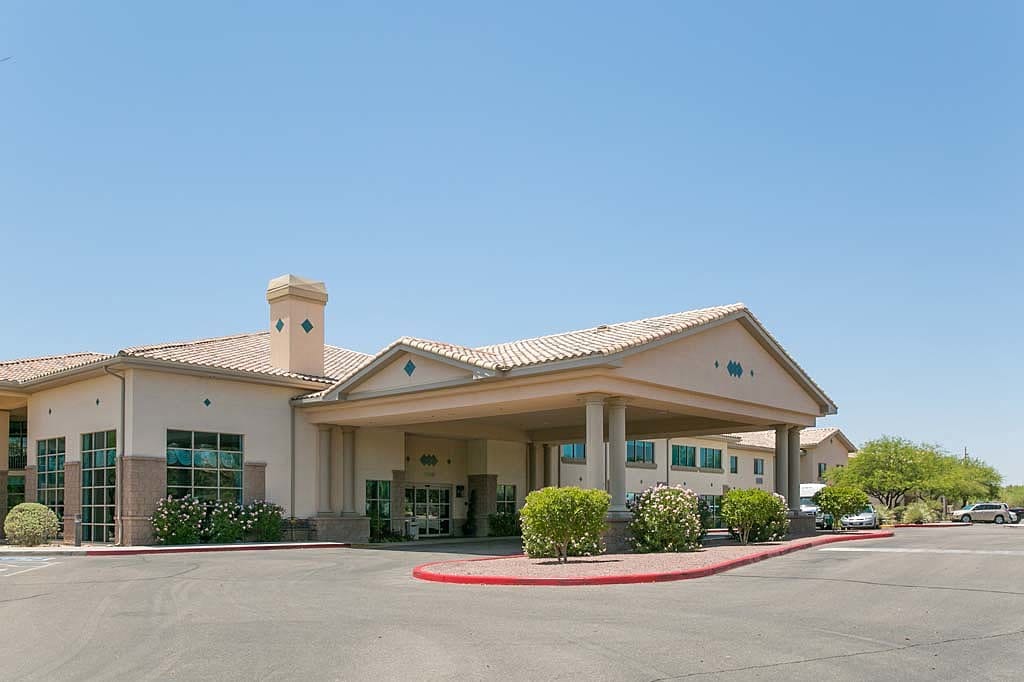 Front entrance of Mountain View Retirement Village