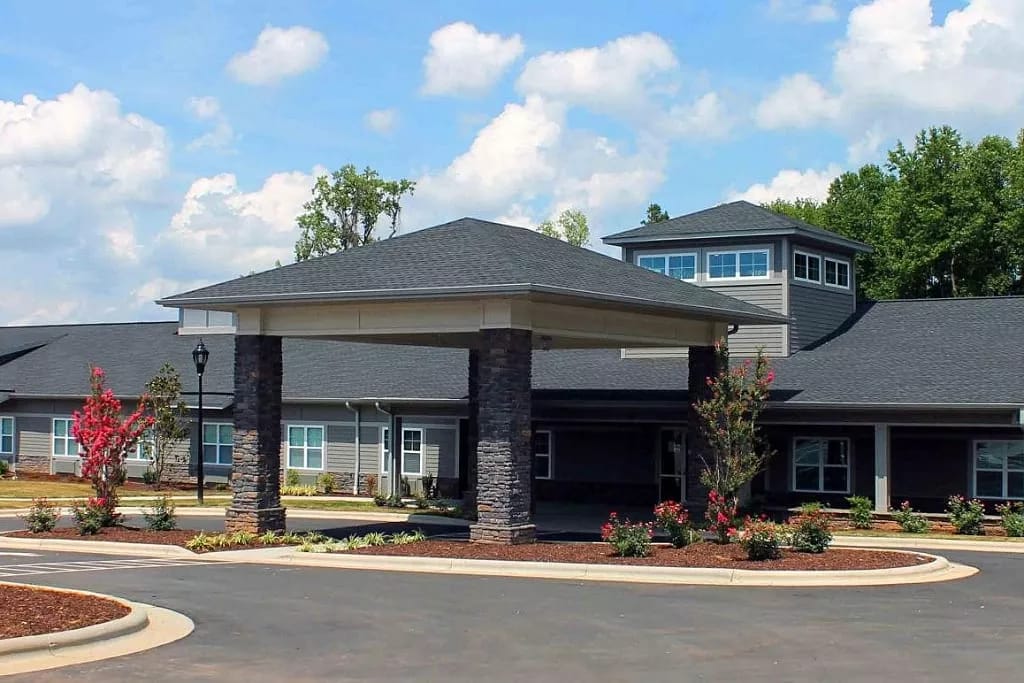 Exterior view of Northlake House entrance
