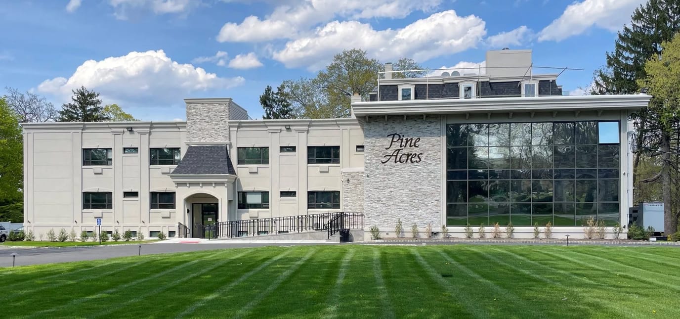Exterior view of Pine Acres Rehabilitation & Care Center.