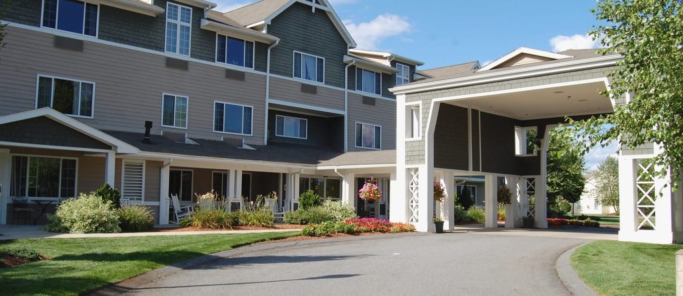 Exterior view of the Bayberry at Emerald Court facility