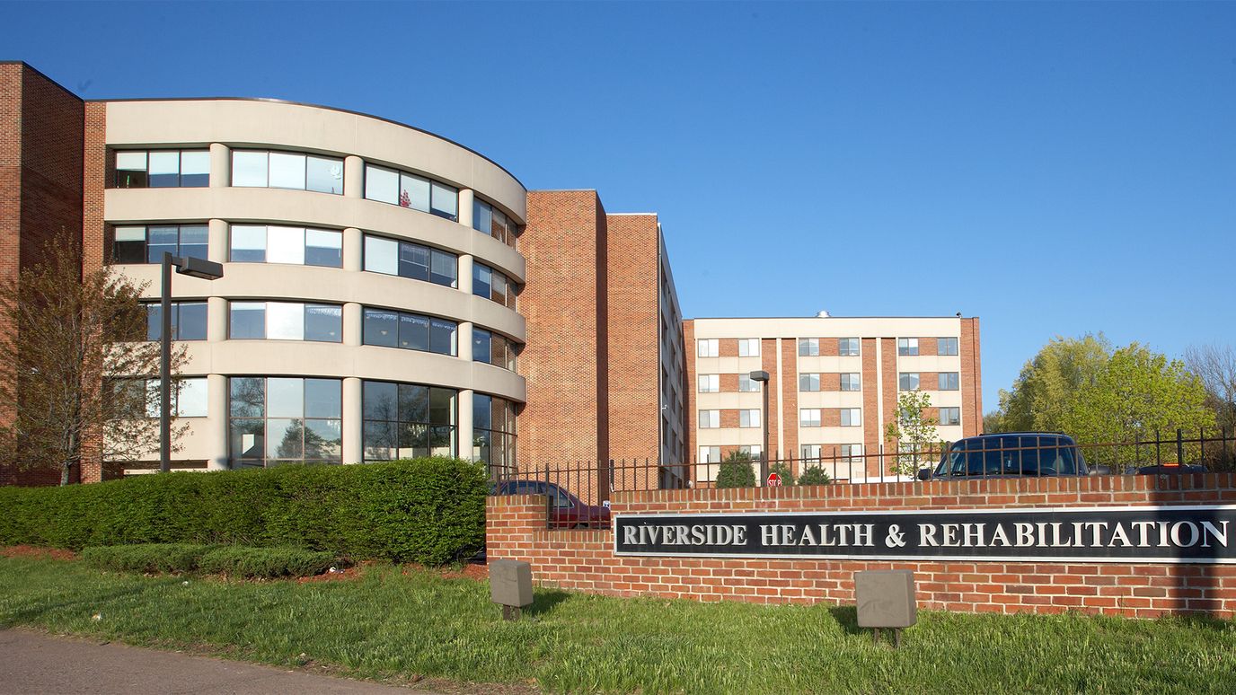 Exterior view of Riverside Health & Rehabilitation facility