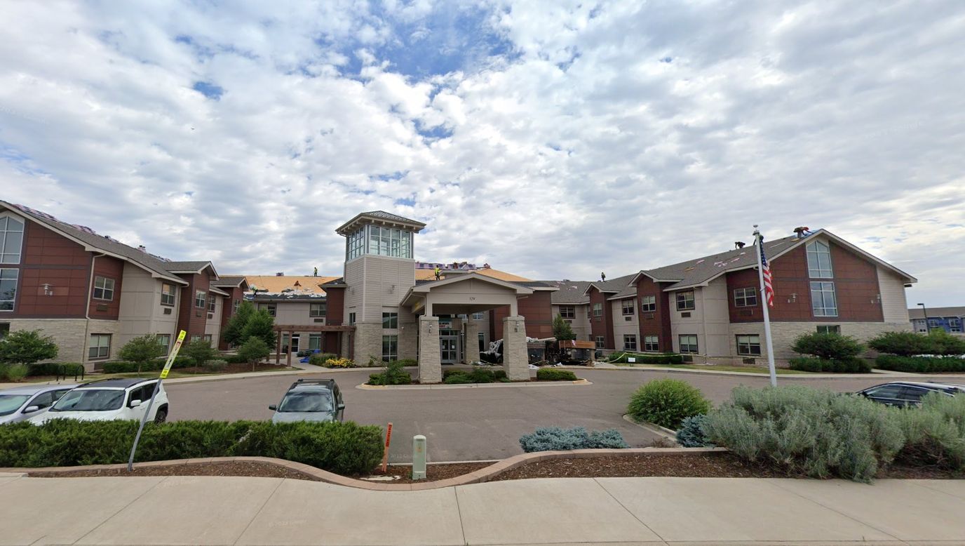 Exterior view of the Senior Living at Lafayette building