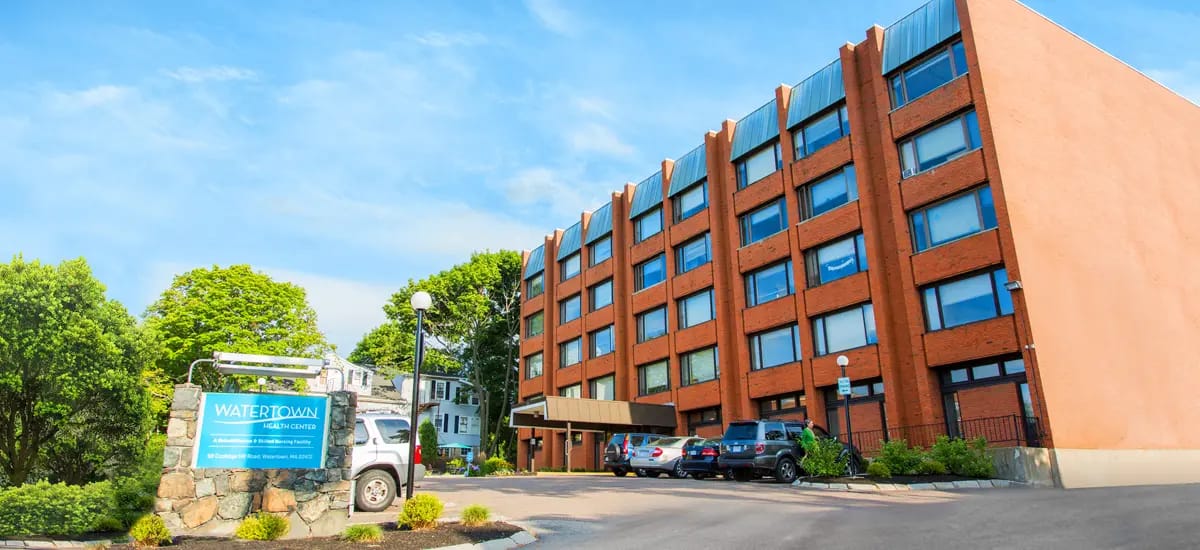 Exterior view of Watertown Rehabilitation and Nursing Center