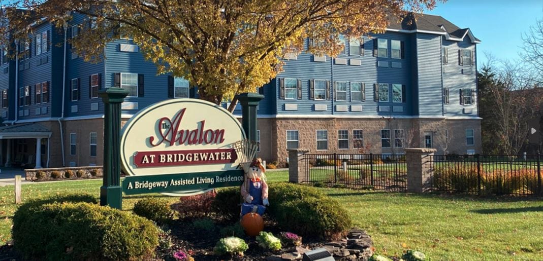 Exterior view of Avalon Assisted Living at Bridgewater