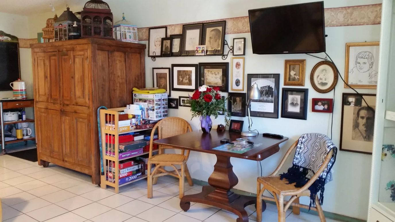 Interior common area with seating and decor