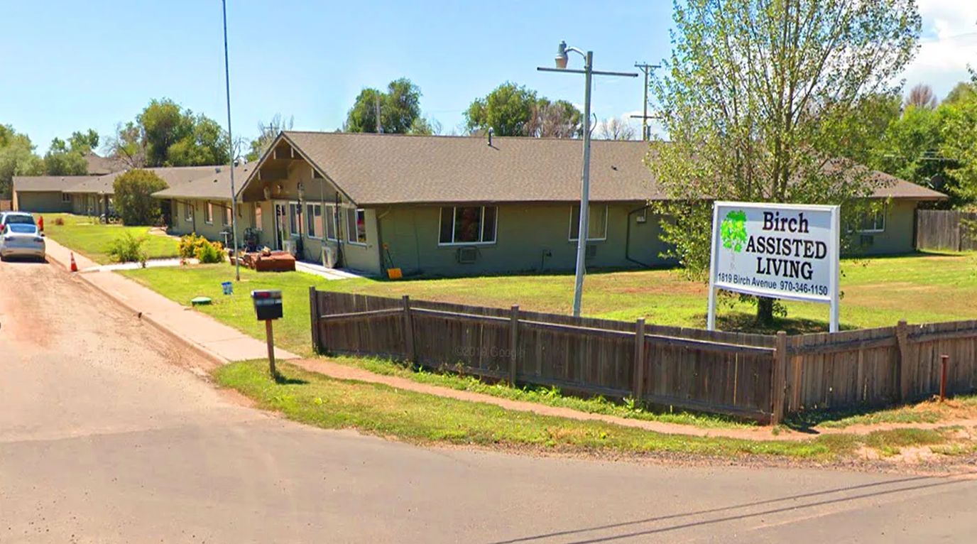 Exterior view of Birch Assisted Living facility