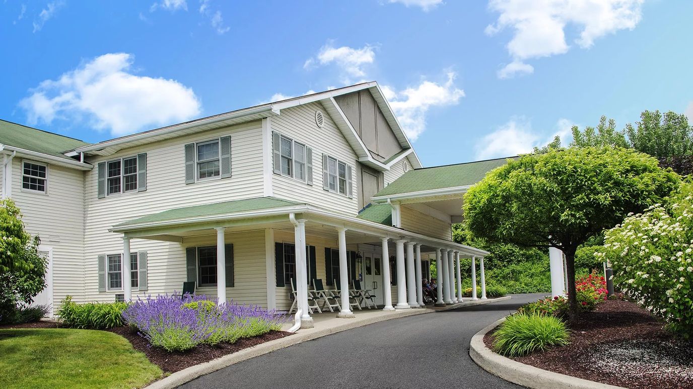 Exterior view of Elderwood Village at Colonie