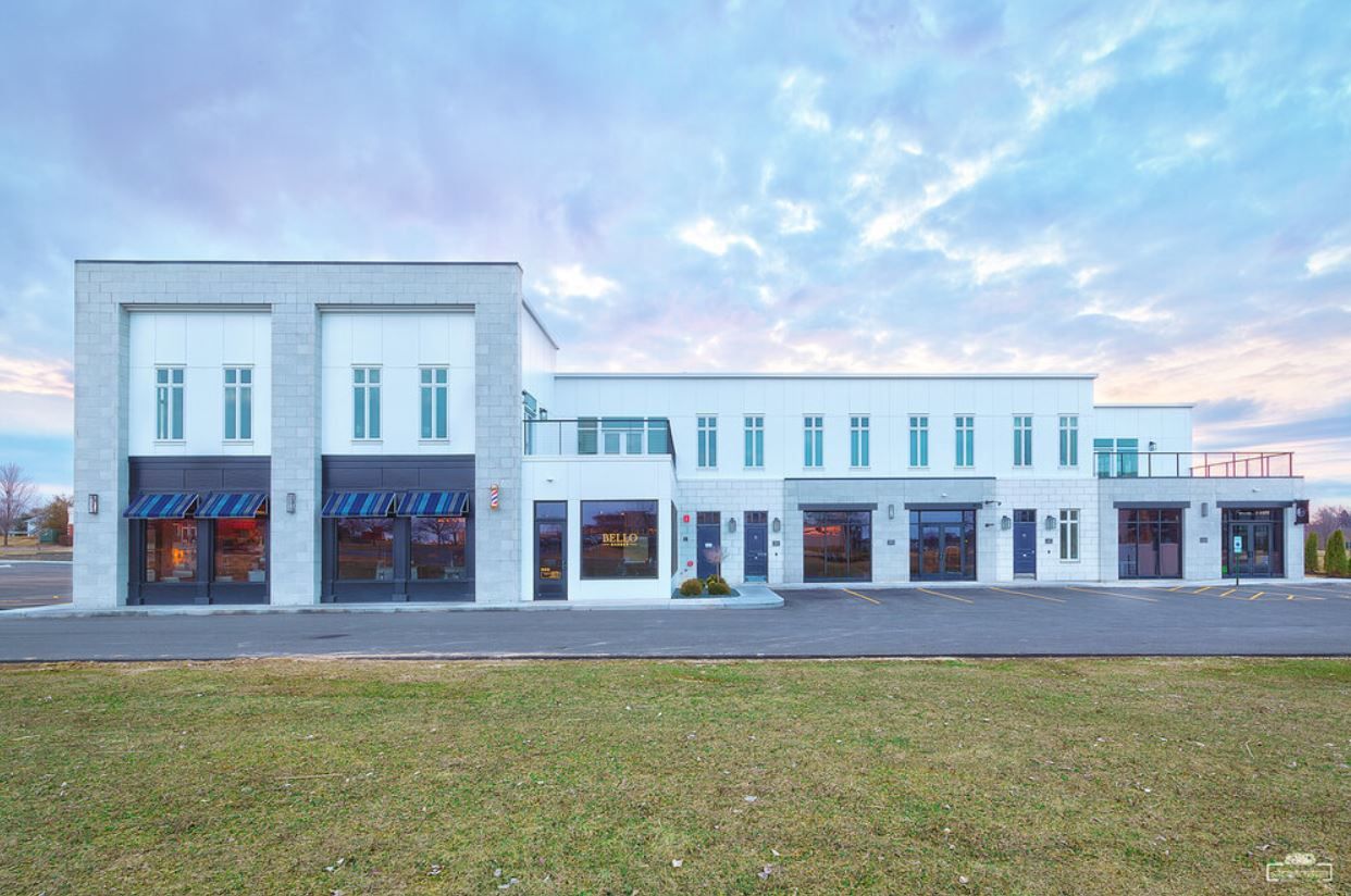 Exterior view of a modern senior living facility
