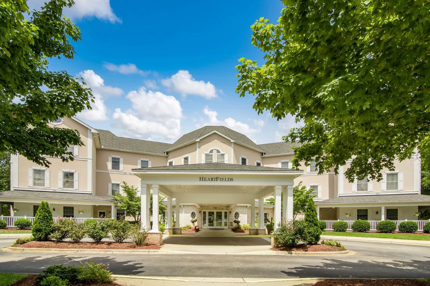 Exterior view of Heartfields at Cary facility