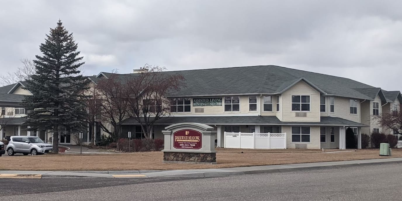 Exterior view of the assisted living facility building