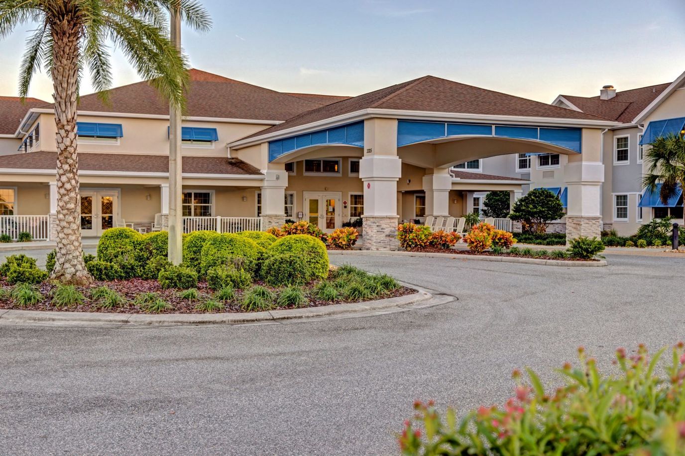 Exterior view of the Sonata Viera facility entrance