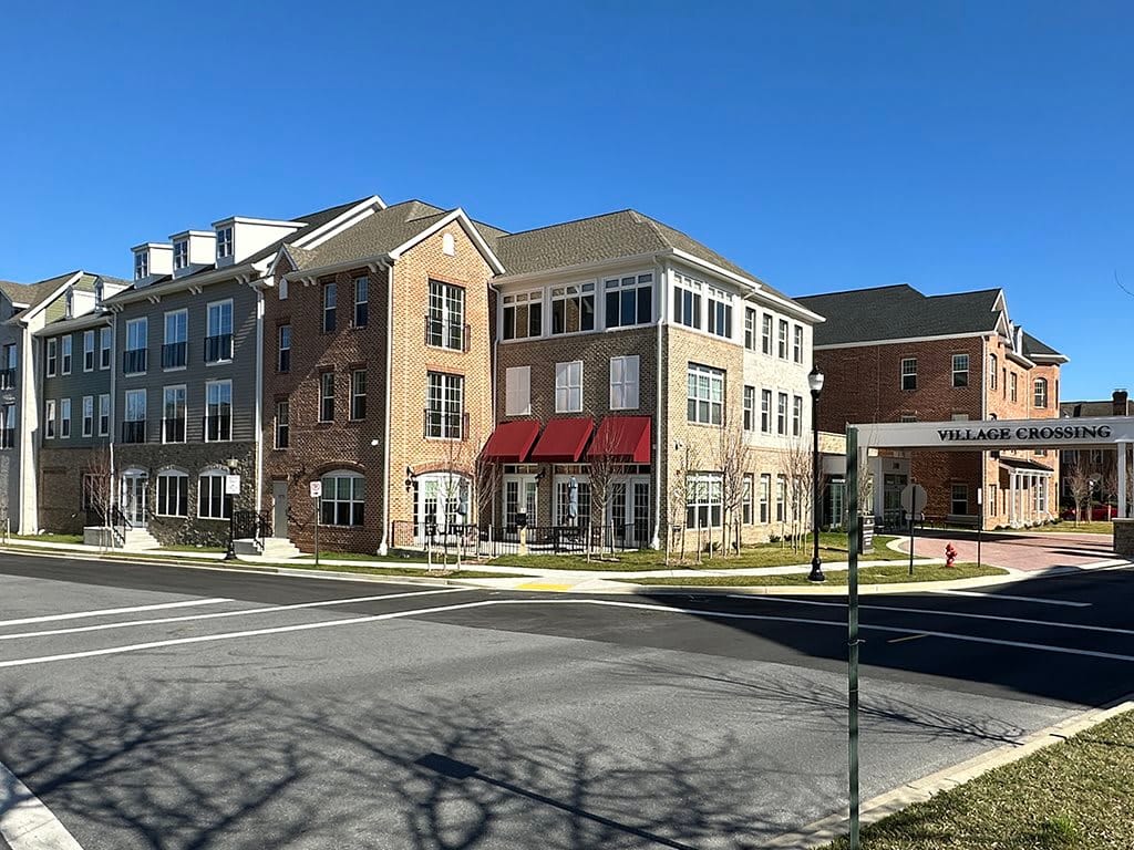 Exterior view of Village Crossing at Worman's Mill