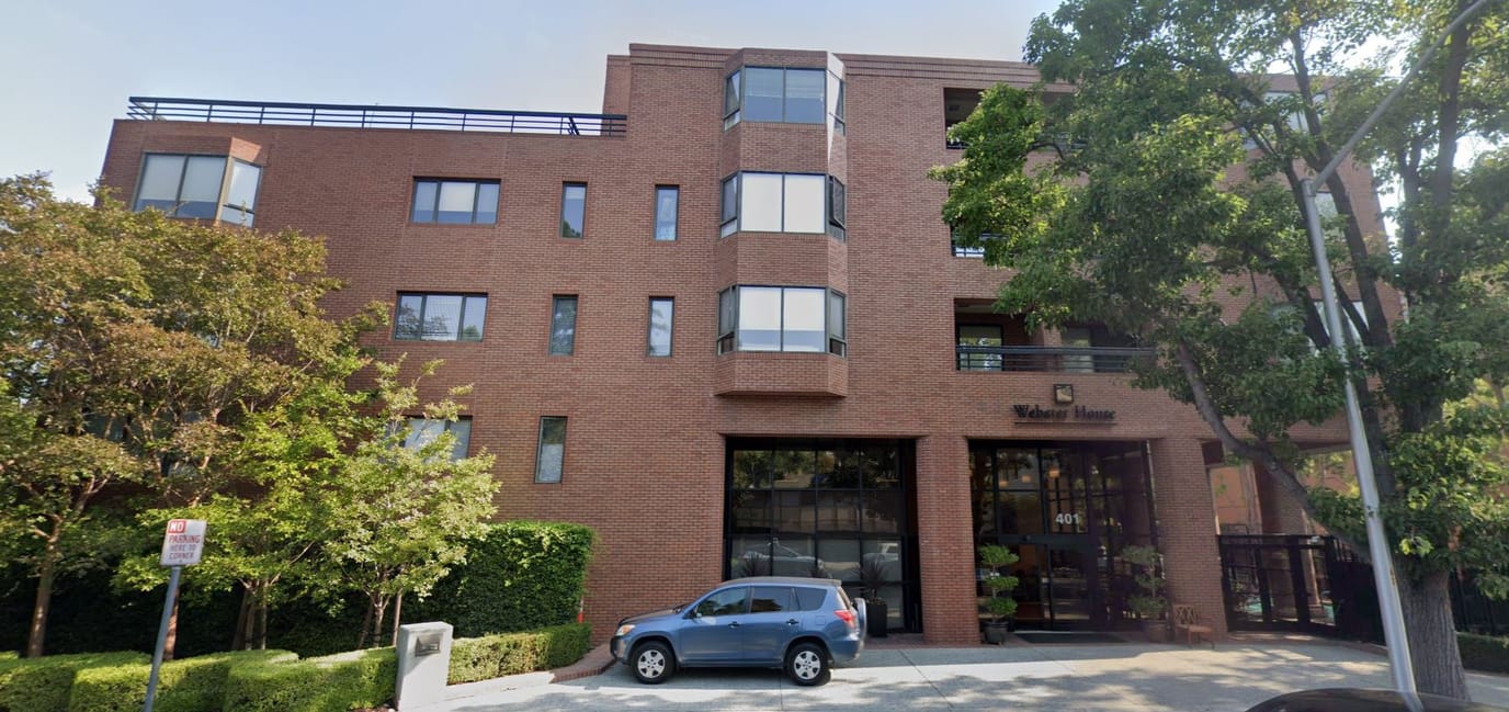 Exterior view of Webster House facility