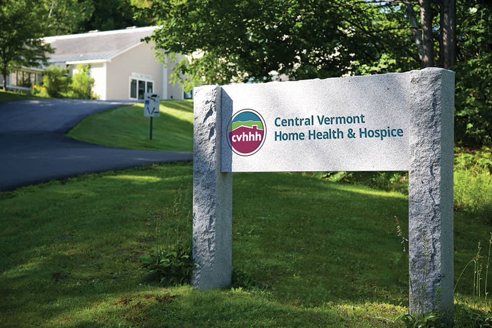 Sign for Central Vermont Home Health & Hospice