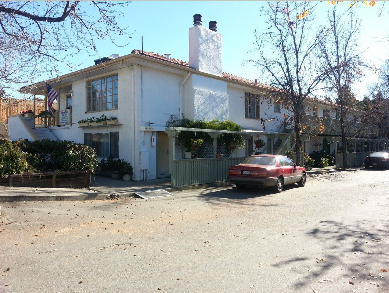 Exterior view of Harmony Home Care facility