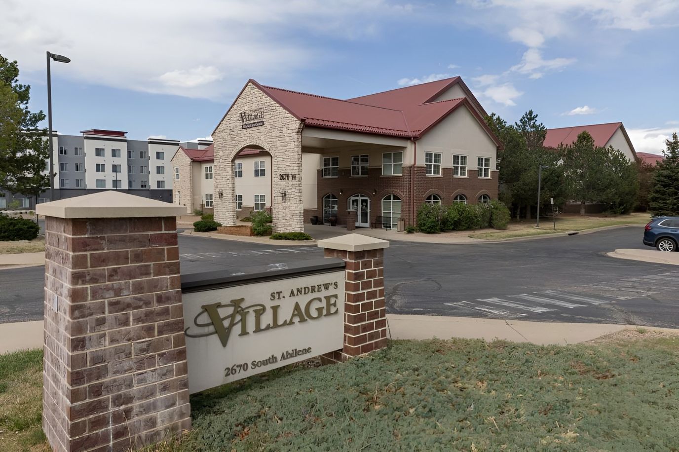 Exterior view of St. Andrew's Village facility