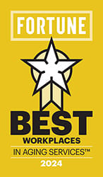 Benton House of Sugar Hill, assisted living in Sugar Hill, GA — Fortune Best Workplaces in Aging Services award logo