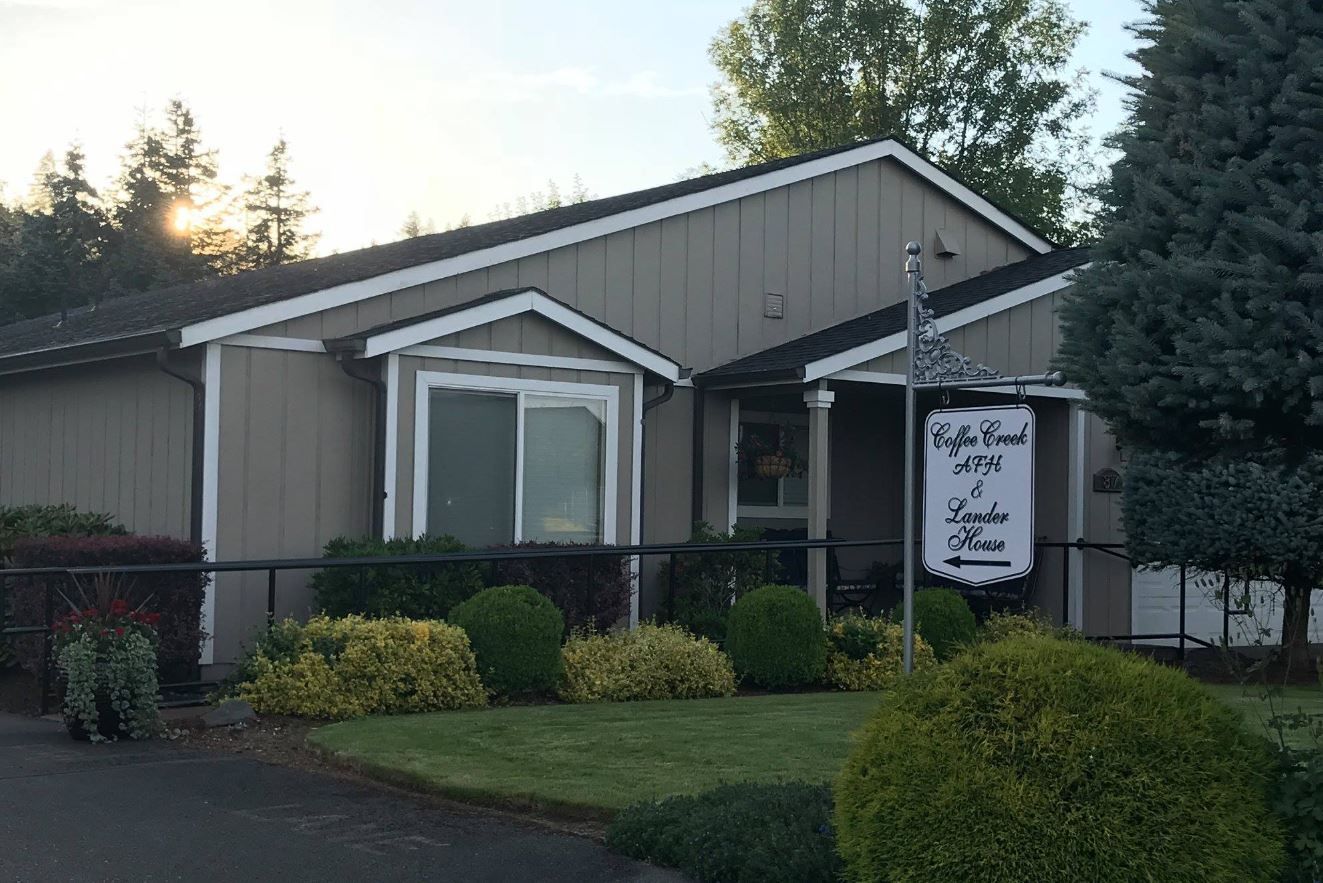 Exterior view of Coffee Creek Adult Family Home