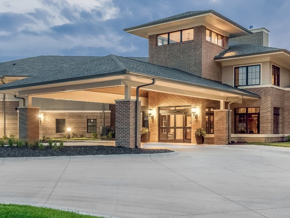 Exterior view of The Heritage at Legacy facility