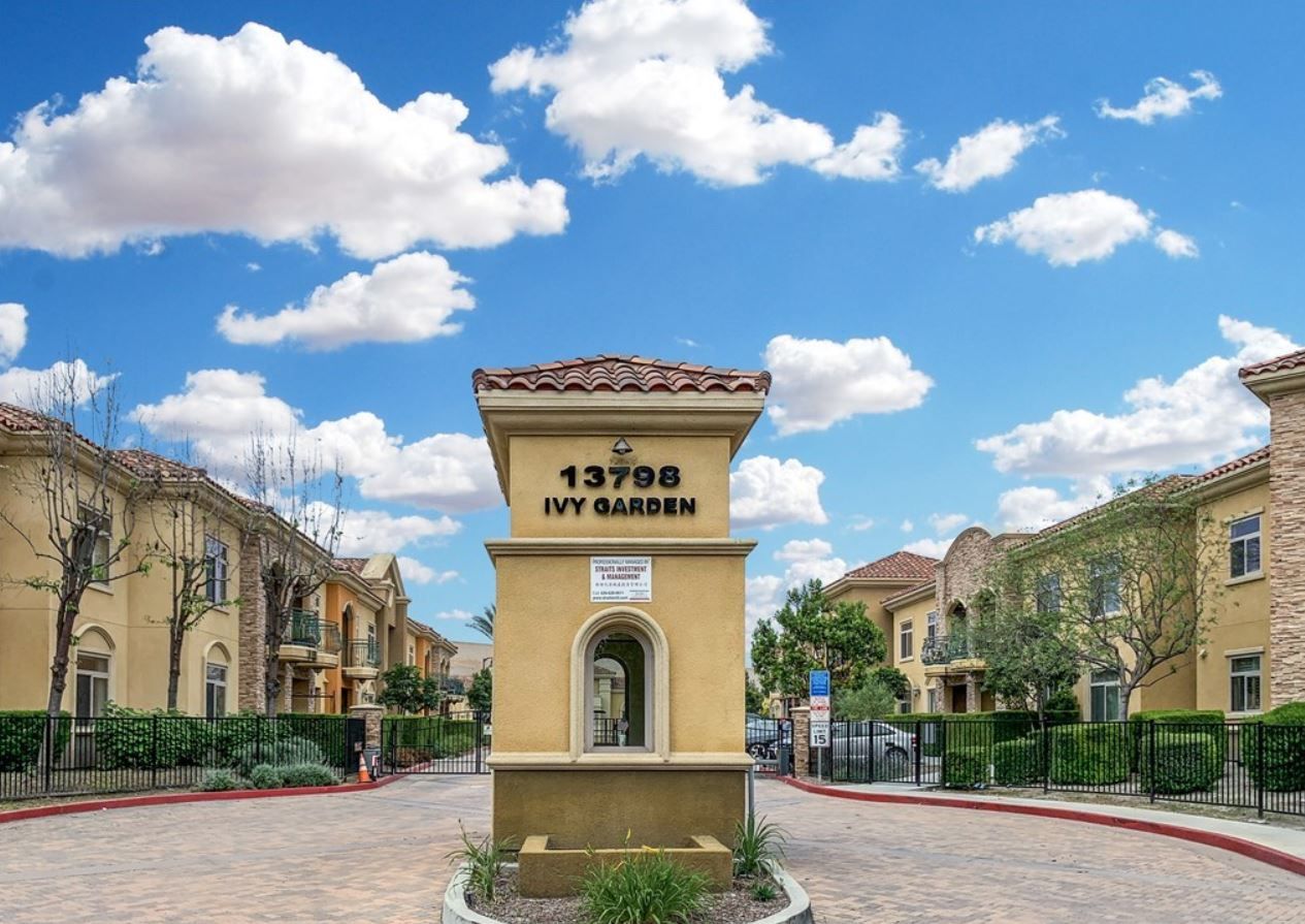 Exterior view of Ivy Garden Senior Condos entrance