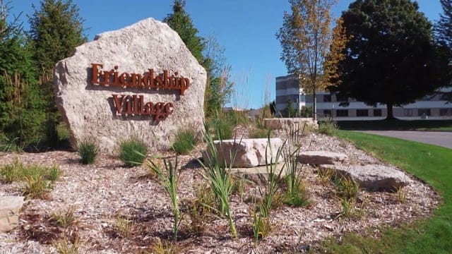 Exterior sign of Friendship Village Kalamazoo