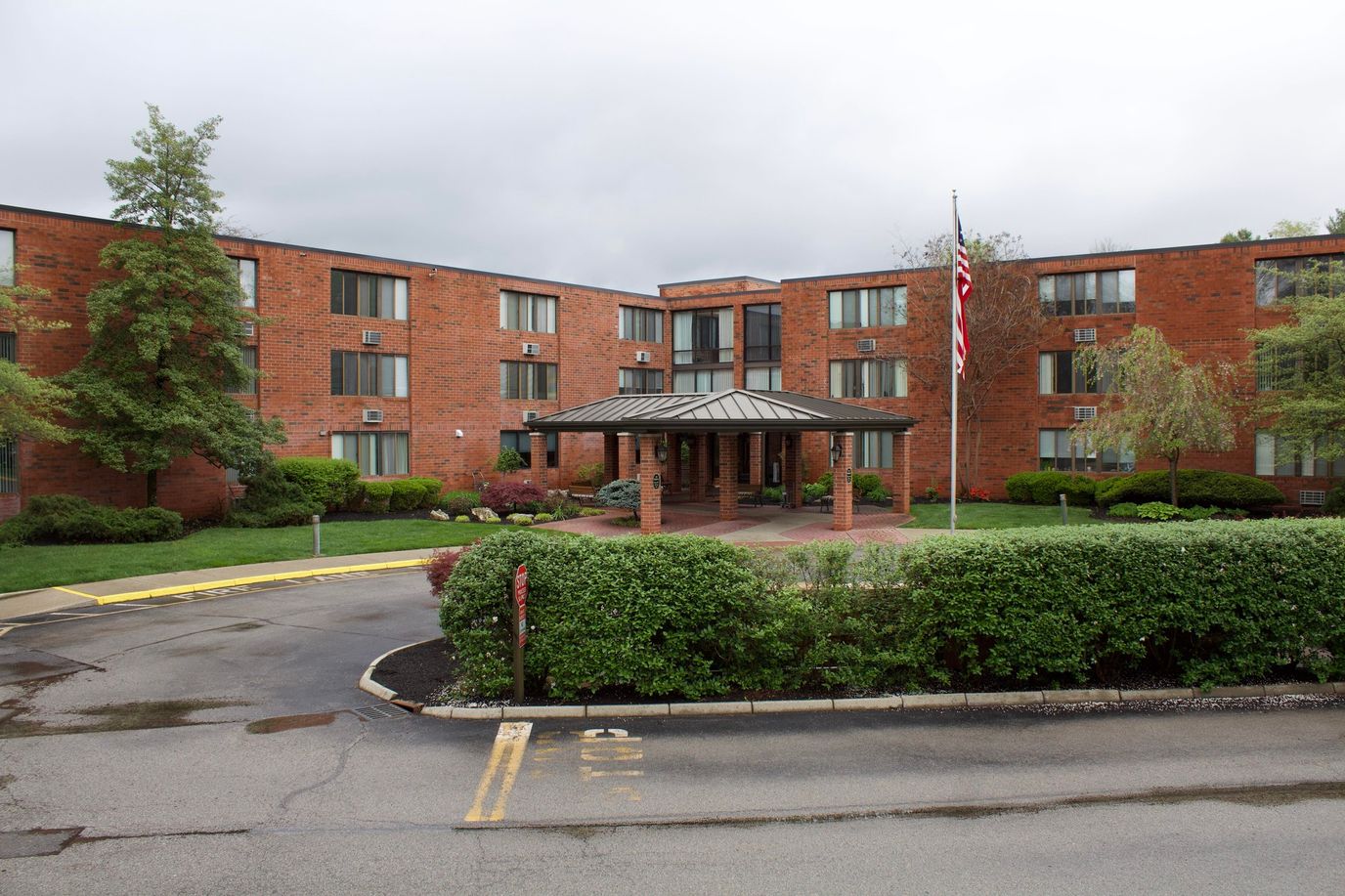Exterior view of Brownsboro Park facility entrance