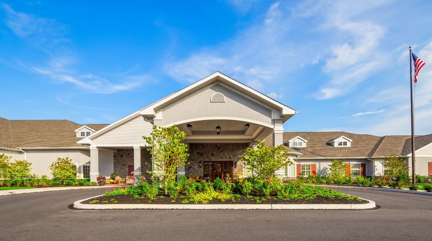 Exterior view of the Legend of Lancaster senior living facility