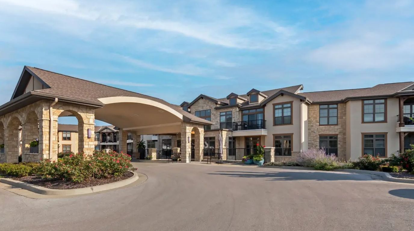 Exterior view of Mission Chateau Senior Living Community