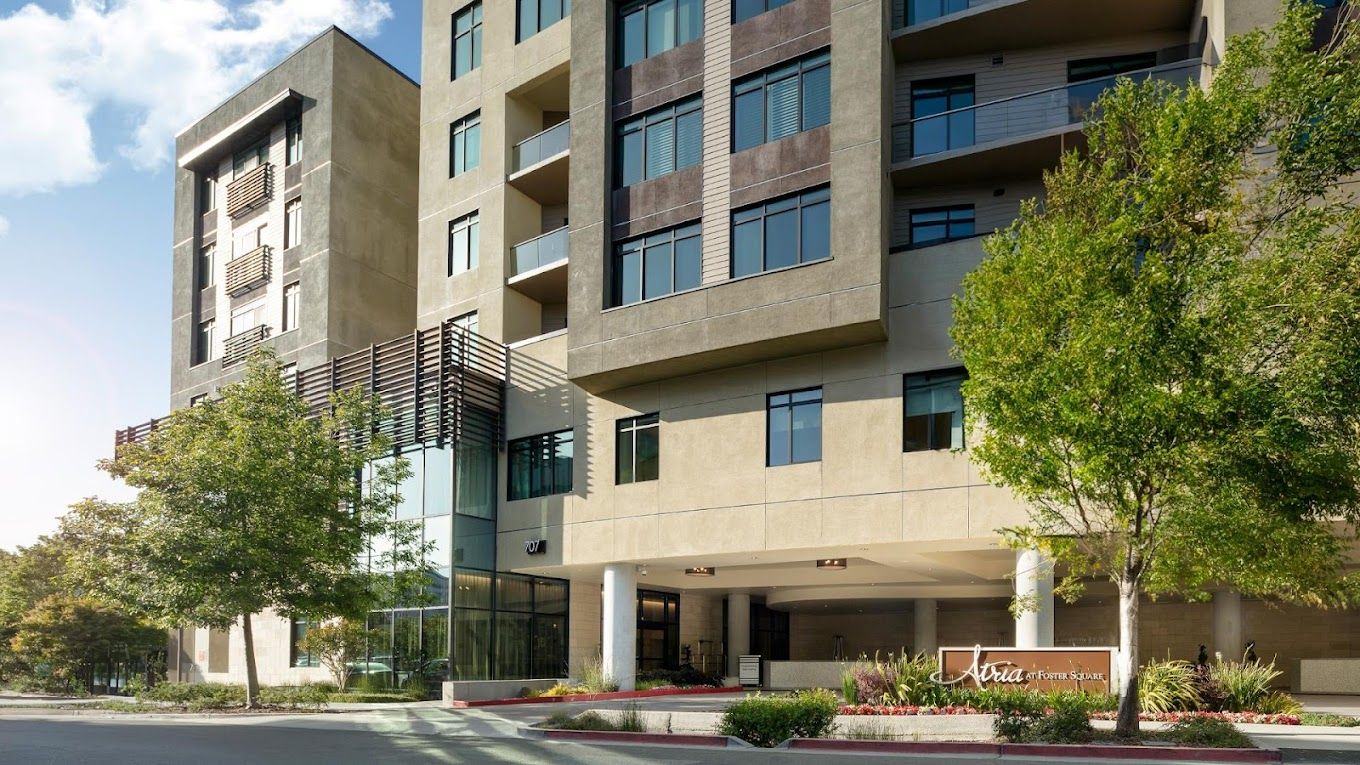 Exterior view of Atria at Foster Square building