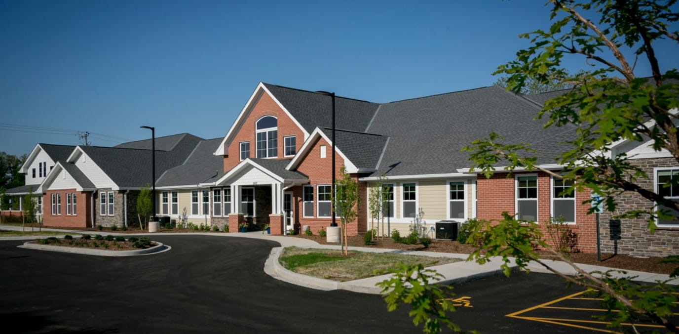 Exterior view of the Azura Memory Care facility