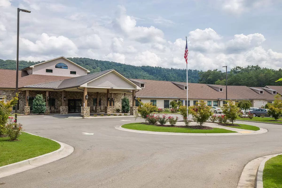 Exterior view of Blue Ridge Assisted Living facility