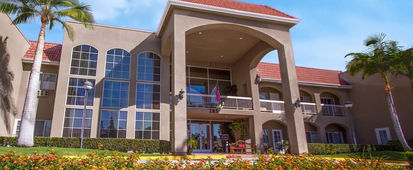 Exterior view of the Brookdale Brea facility