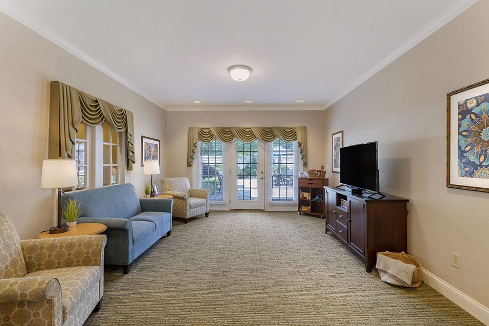 Interior common area with comfortable seating