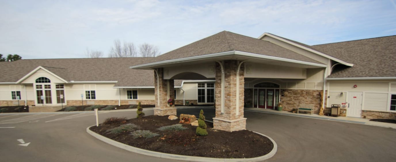 Front entrance of Brookdale Vestal West facility