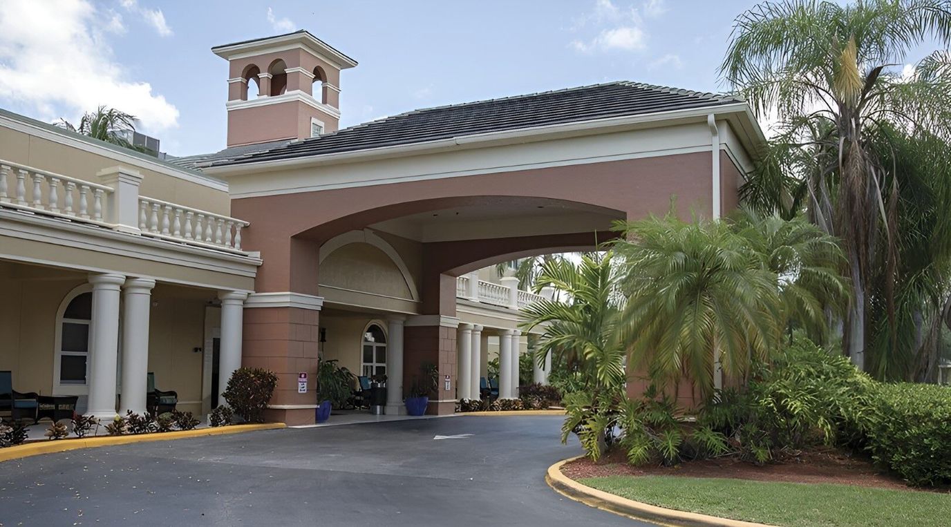 Exterior view of Brookdale West Boynton Beach entrance