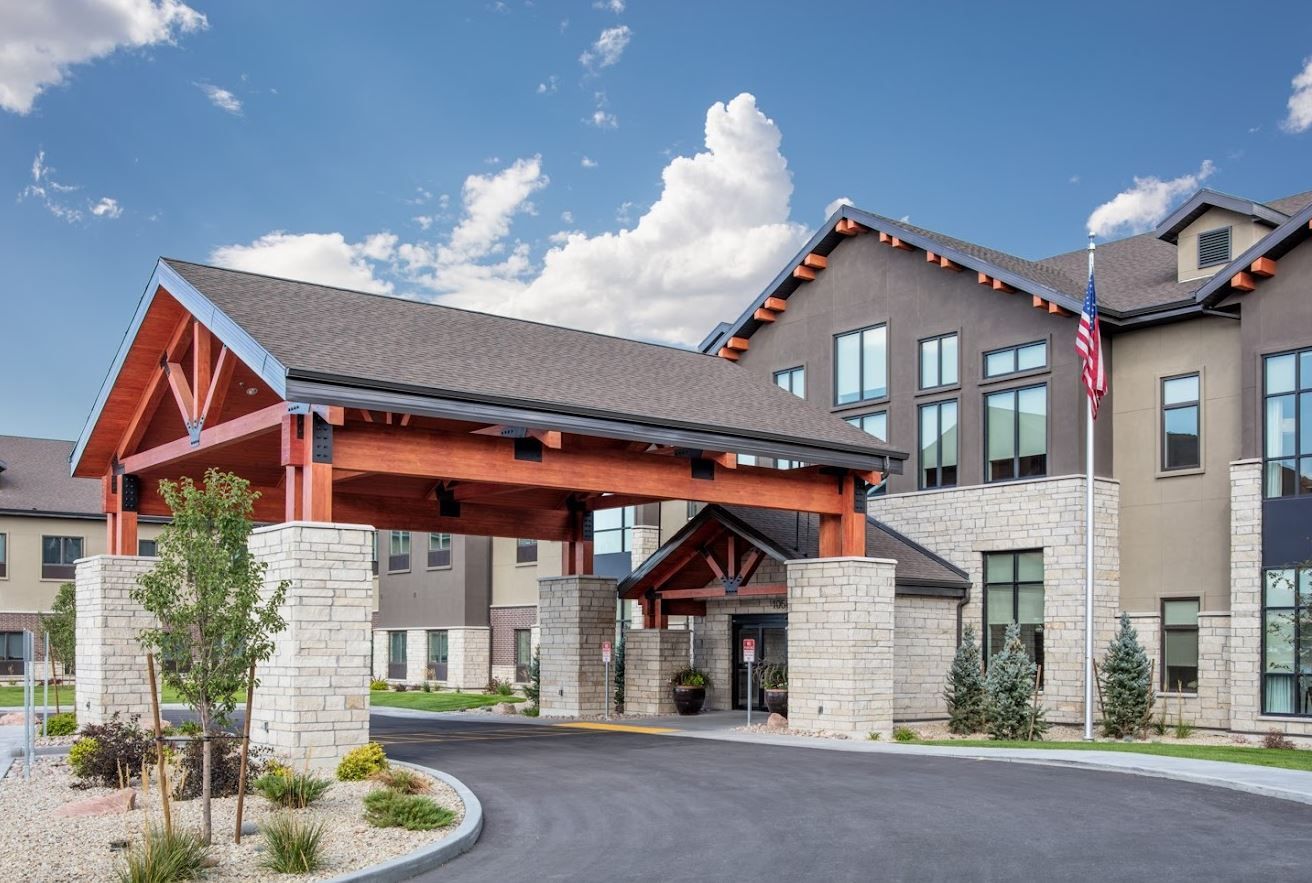Front entrance of Copper Creek Senior Living